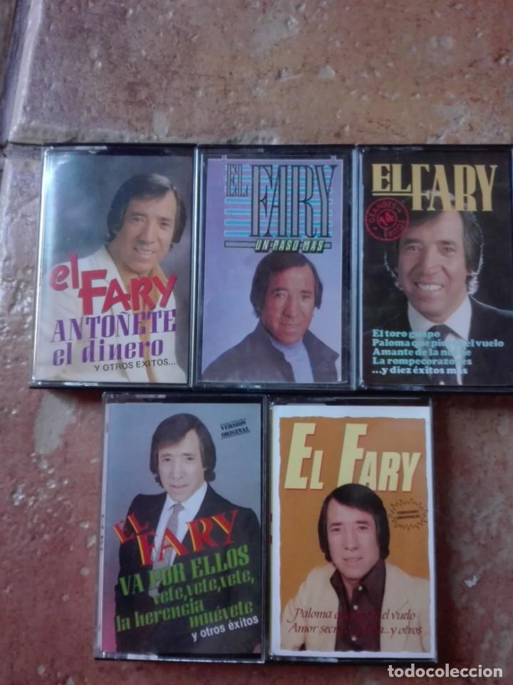 Casetes antiguos: LOTE 5 CASETES DE EL FARY - Foto 1