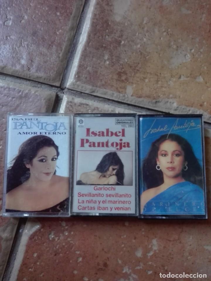 Casetes antiguos: LOTE 3 CASETES DE ISABEL PANTOJA - Foto 1