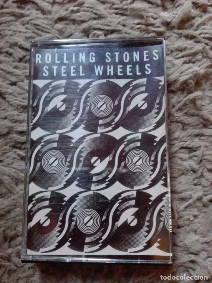 Casetes antiguos: ROLLING STONES-STEEL WHEELS