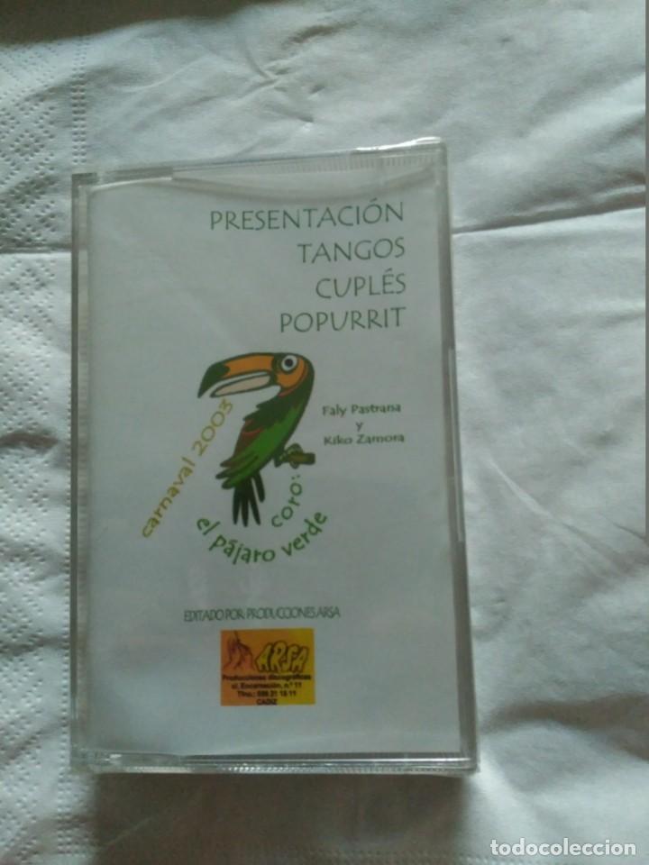 Casetes antiguos: carnaval de cadiz casete el pajaro verde  nuevo con precinto