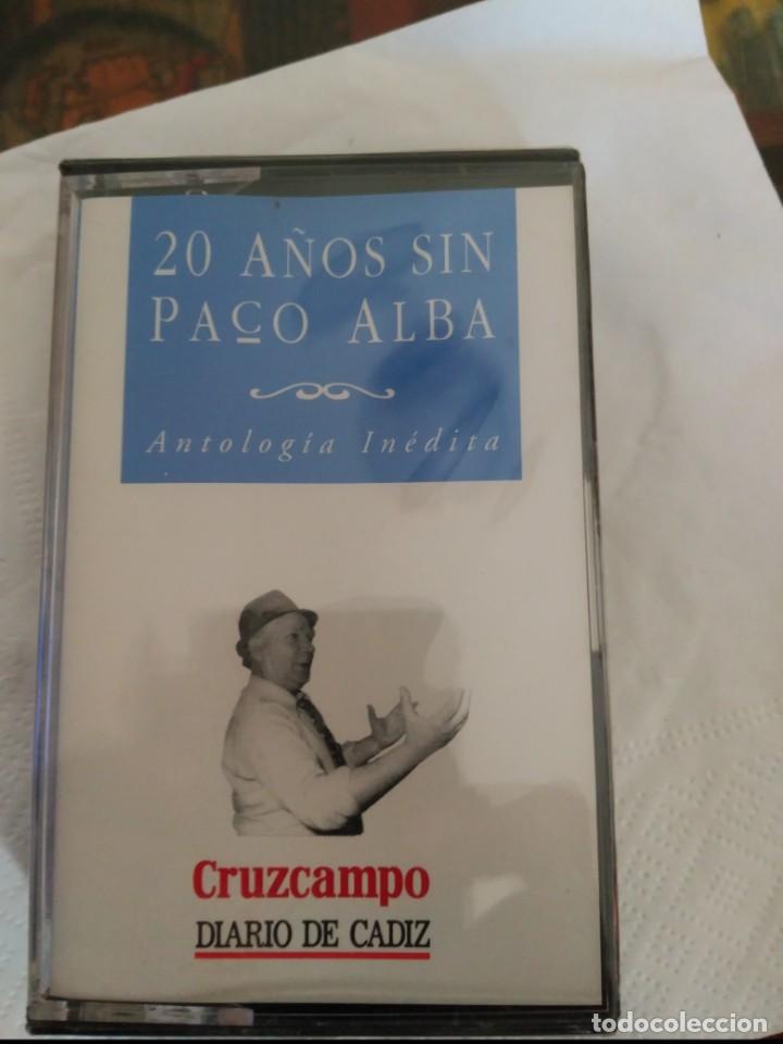 Casetes antiguos: carnaval de cadiz 20 a&ntilde;os sin paco alba casete con precinto julianes,currusquillos y figaros