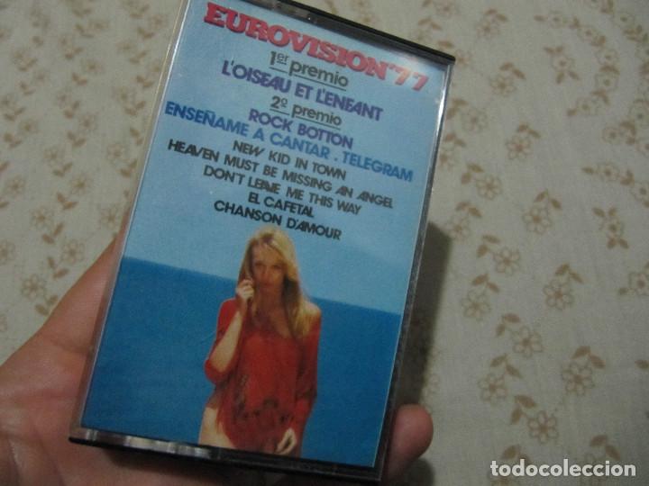 Casetes antiguos: eurovision 77 casette de 1977 - Foto 1