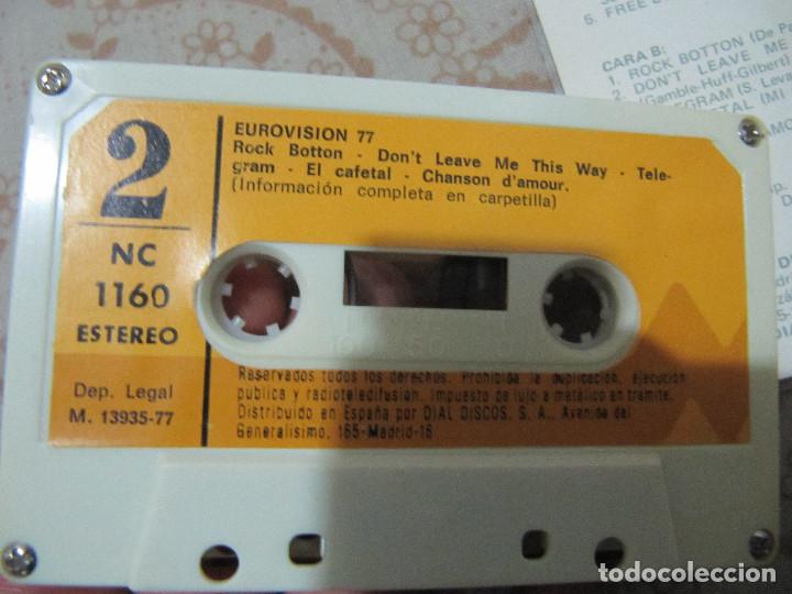 Casetes antiguos: eurovision 77 casette de 1977 - Foto 2
