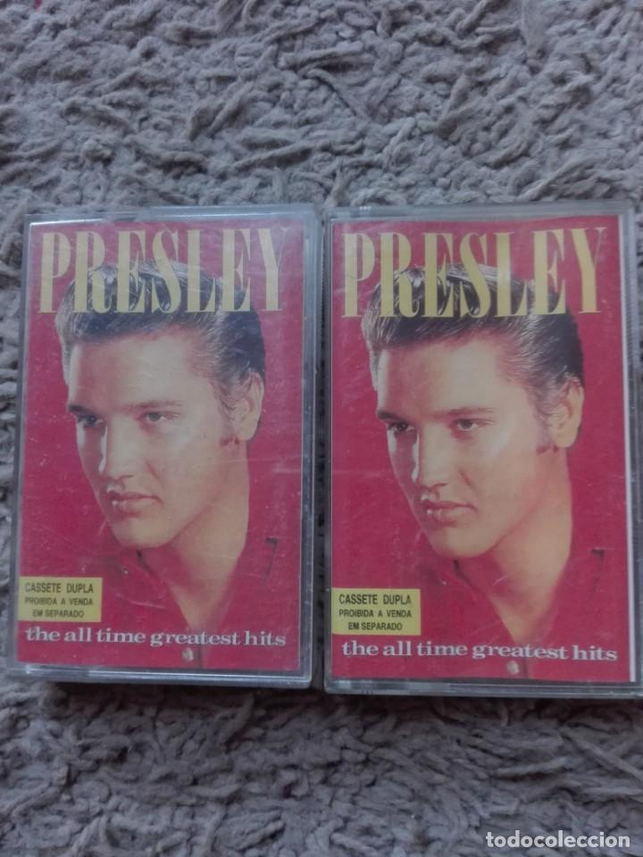 Casetes antiguos: ELVIS PRESLEY-THE ALK TIME GREATEST HITS-VOL 1 Y 2
