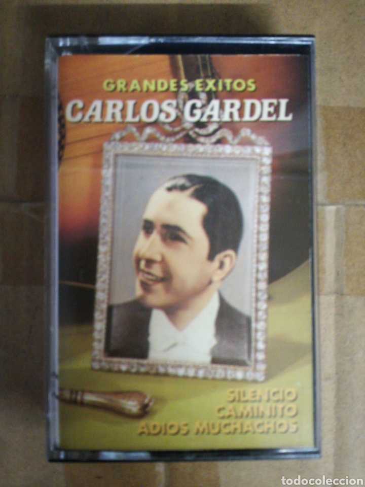 Casetes antiguos: CASETE ... CARLOS GARDEL ... FRANDES EXITOS - Foto 1