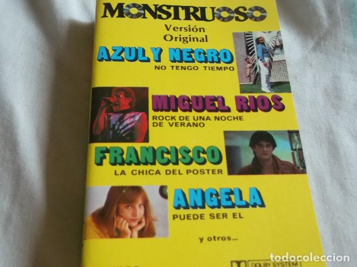 Casetes antiguos: monstruoso-miguel rios, azul y negro etc