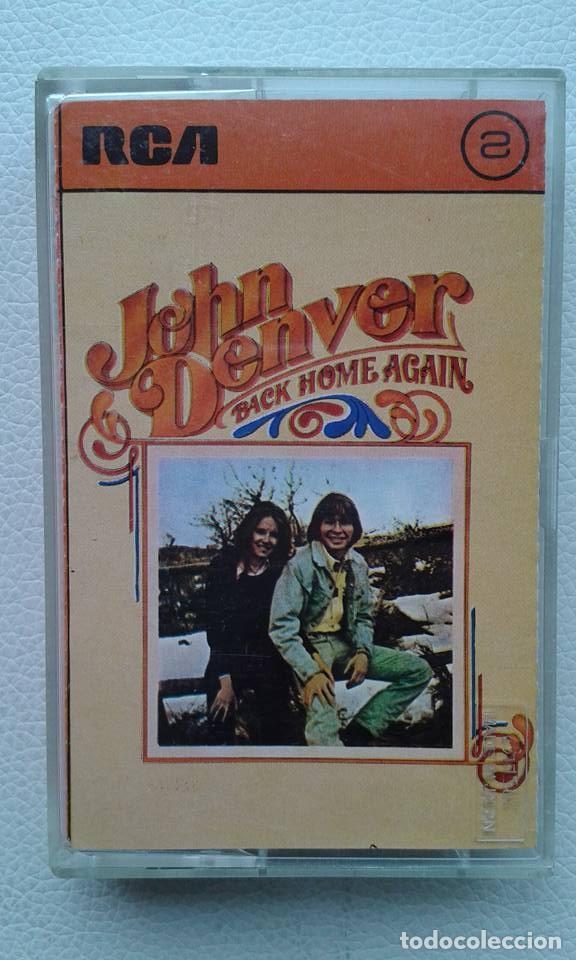 Casetes antiguos: JOHN DENVER BACK HOME AGAIN - Foto 1