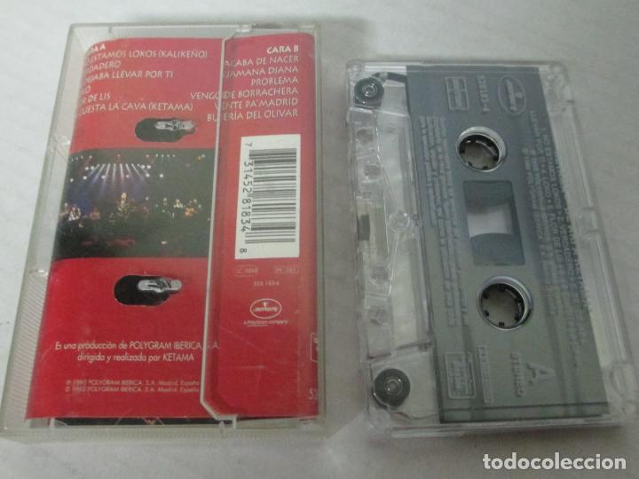 Casetes antiguos: KETAMA - DE AKI A KETAMA - CASSETTE 12 TEMAS - MERCURY 1995 - Foto 2