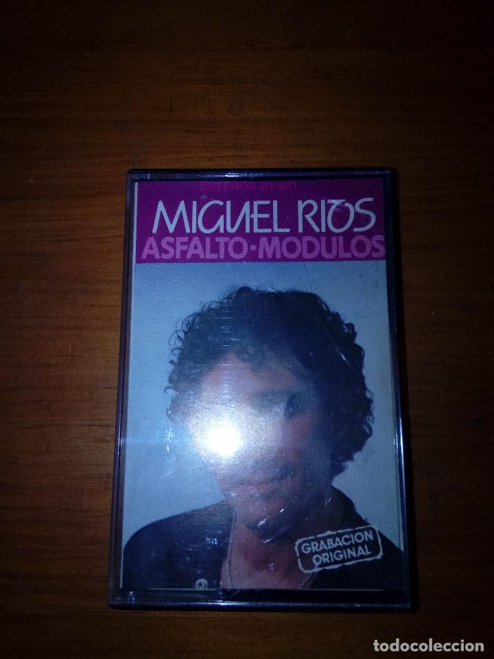 Casetes antiguos: MIGUEL RIOS. ASFALTO. MODULOS. C19F - Foto 1
