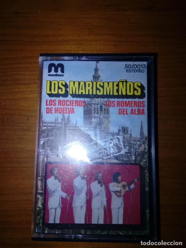 Casetes antiguos: LOS MARISME&Ntilde;OS. LOS ROCIEROS DE HUELVA. LOS ROMEROS DEL ALBA. C19F - Foto 1