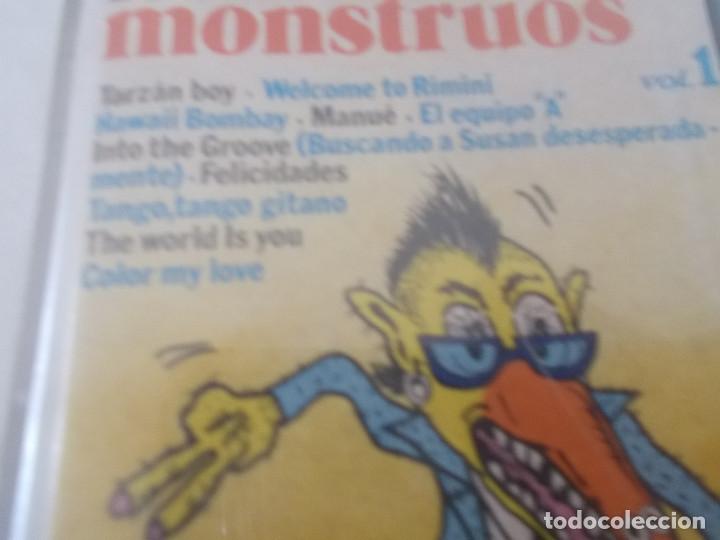 Casetes antiguos: LOS INCREIBLES MONSTRUOS, VOL 1 - Foto 3