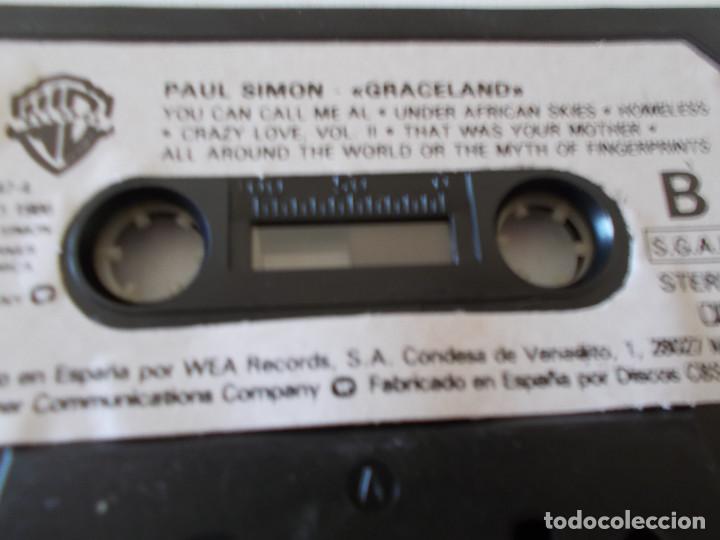 Casetes antiguos: PAUL SIMON, GRACELAND - Foto 3
