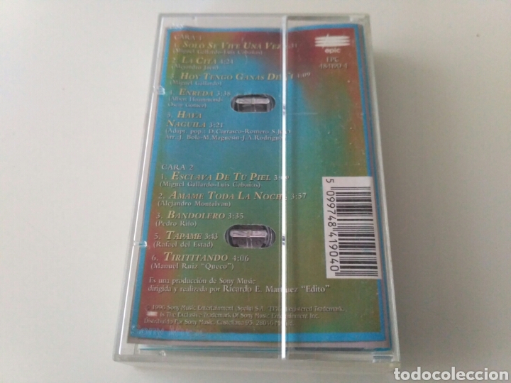 Casetes antiguos: Az&uacute;car Moreno - Esclava de tu piel - Foto 2