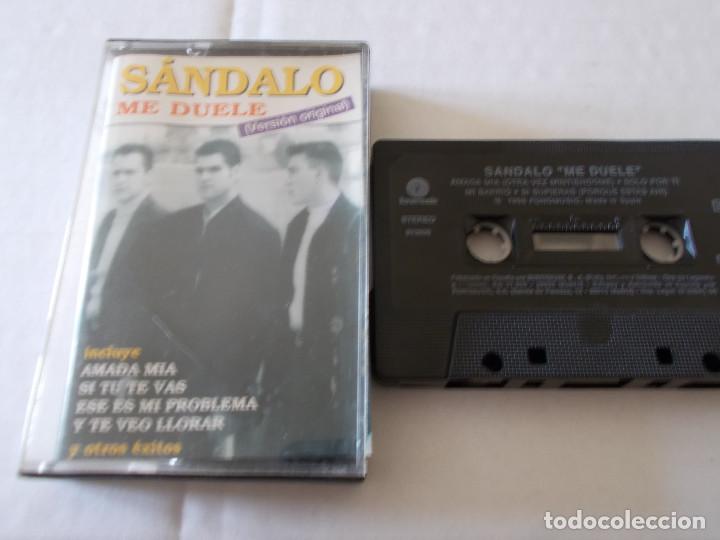 Casetes antiguos: SANDALO. ME DUELE. - Foto 1