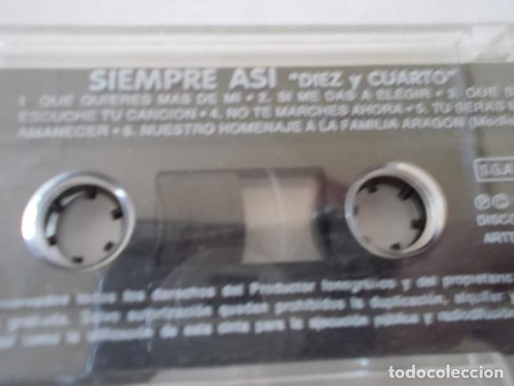 Casetes antiguos: SIEMPRE AS&Iacute;, DIAZ Y CUARTO - Foto 2