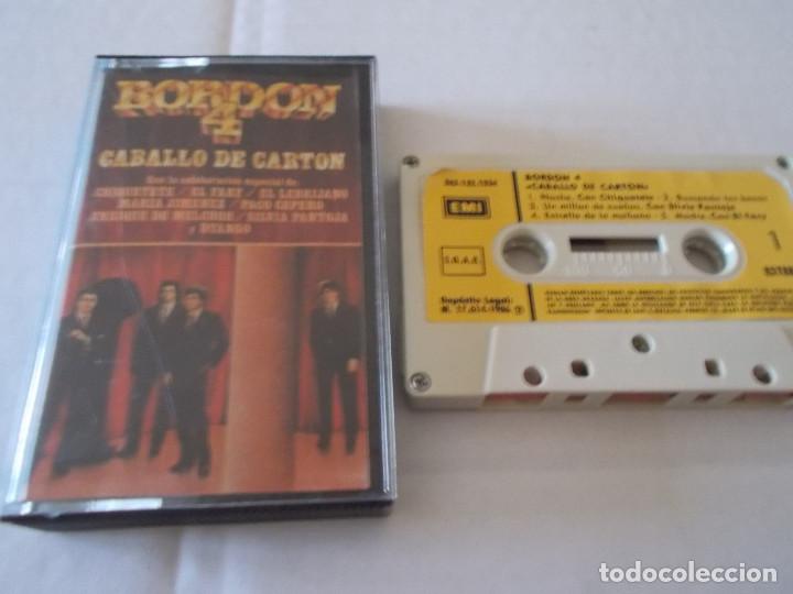 Casetes antiguos: BORDON 4 CABALLO DE CARTON - Foto 1
