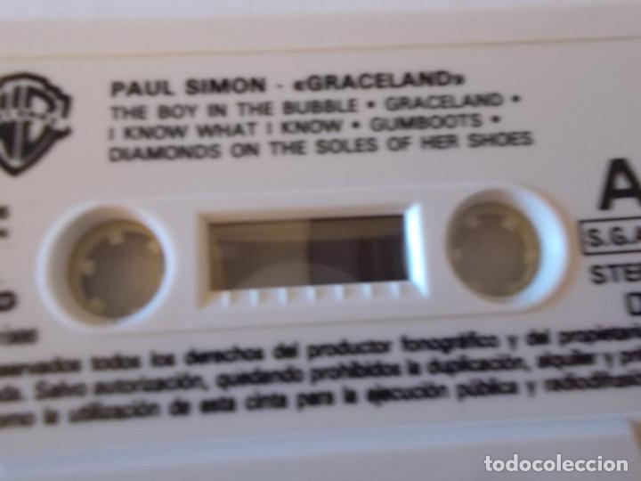 Casetes antiguos: PAUL SIMON, GRACELAND. - Foto 2
