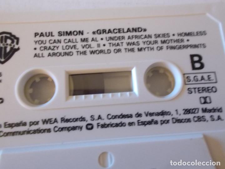 Casetes antiguos: PAUL SIMON, GRACELAND. - Foto 3