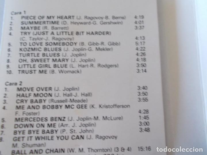 Casetes antiguos: JANIS JOPLIN. ANTHOLOGY - Foto 2