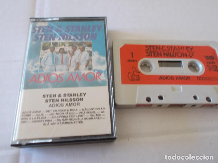 Casetes antiguos: STEN & STANLEY STEN NILSSON. ADIOS AMOR. - Foto 1