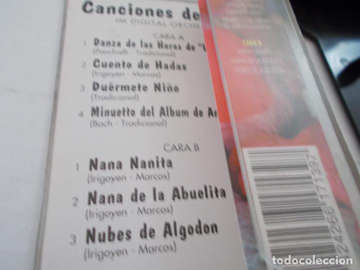 Casetes antiguos: CANCIONES DE CUNA. - Foto 2