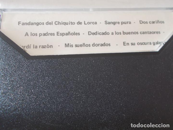 Casetes antiguos: CHIQUITO DE LORCA, FANDANGOS - Foto 2