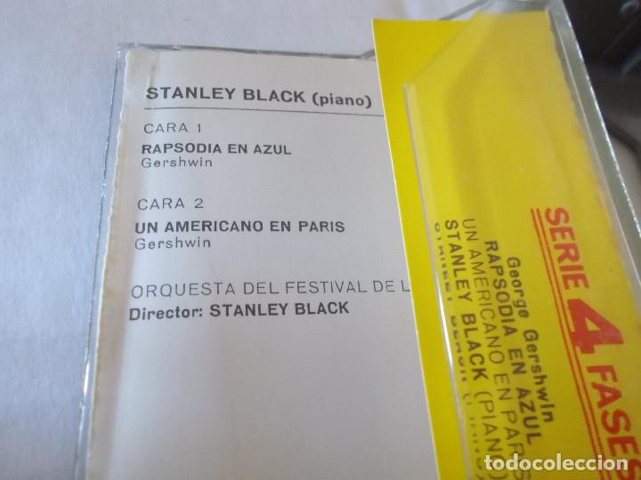Casetes antiguos: STANLEY BLACK. RAPSODIA EN AZUL. - Foto 2