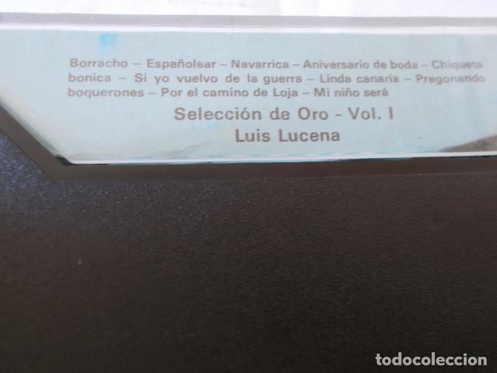 Casetes antiguos: SELECCION DE ORO. VOL. 1 LUIS LUCENA - Foto 3