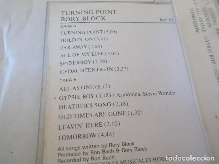 Casetes antiguos: RORY BLOCK. TURNING POINT. - Foto 2
