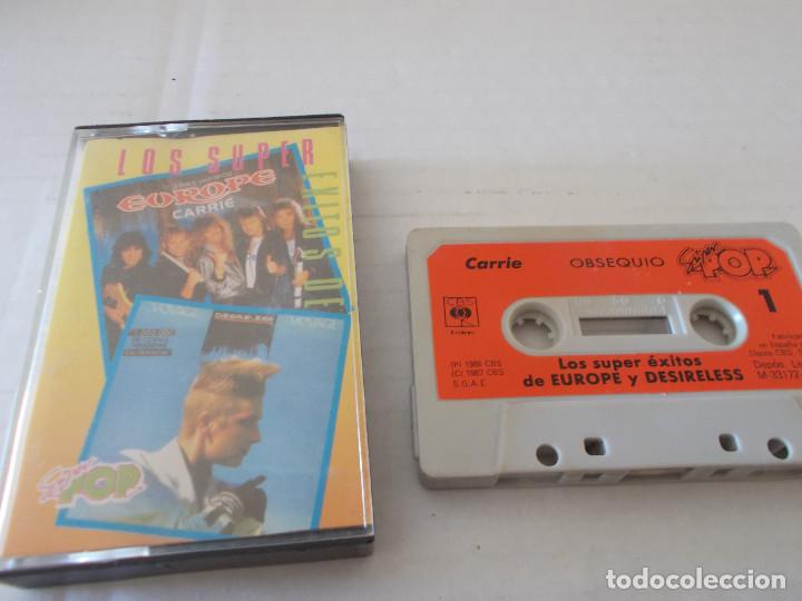 Casetes antiguos: LOS SUPER EXITOS DE EUROPE Y DESIRELESS - Foto 1