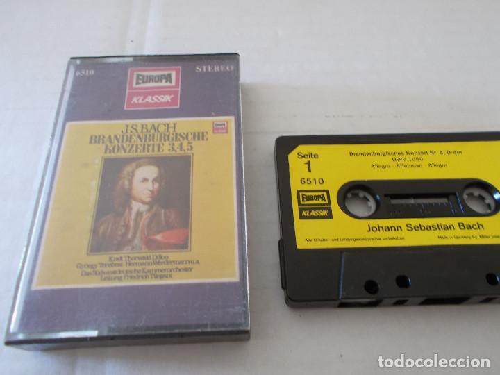 Casetes antiguos: BACH. BRANDENBURGISCHE KONZERTE 3,4,5 - Foto 1