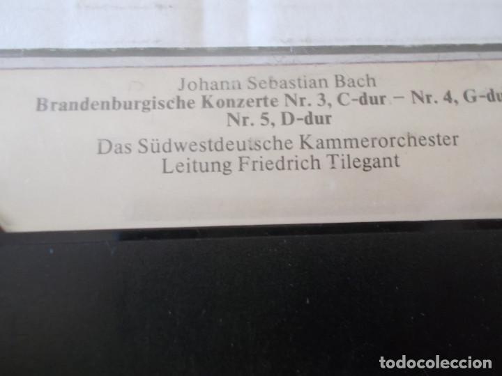 Casetes antiguos: BACH. BRANDENBURGISCHE KONZERTE 3,4,5 - Foto 3
