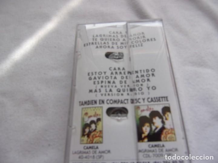 Casetes antiguos: CAMELA  -L&Aacute;GRIMAS DE AMOR- - Foto 2