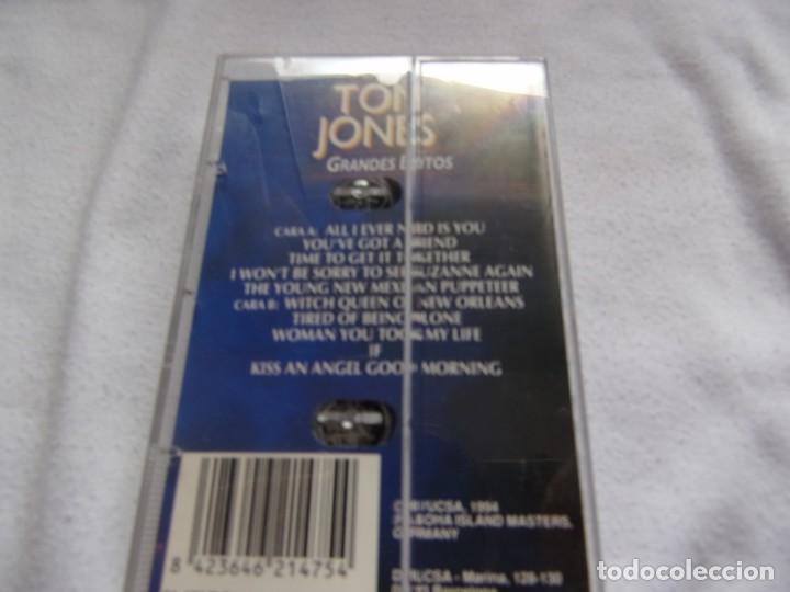 Casetes antiguos: TOM JONES - GRANDES &Eacute;XITOS - - Foto 2