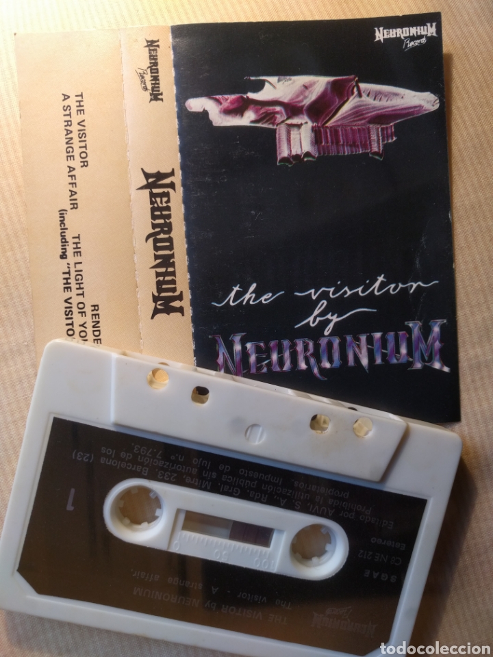 Casetes antiguos: NEURONIUM THE VISITOR CASSETTE - Foto 1