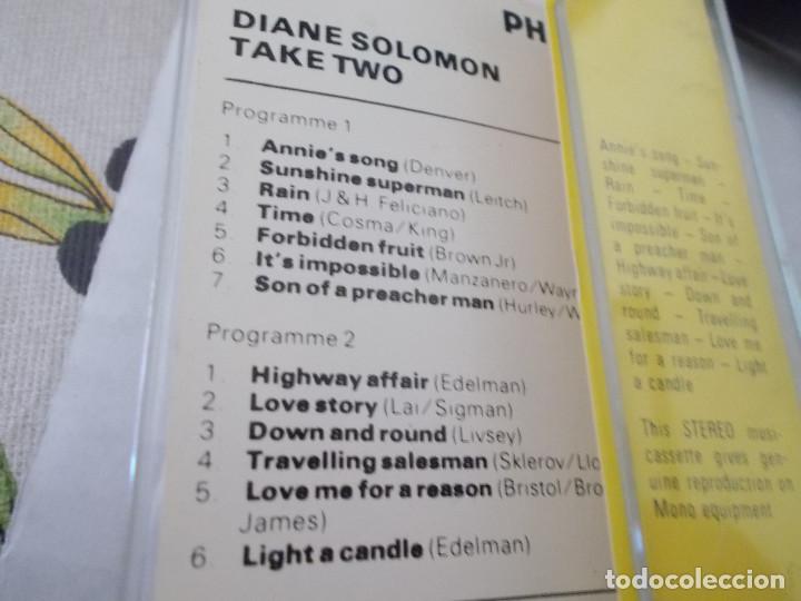 Casetes antiguos: DIANE SOLOMON. TAKE TWO - Foto 2