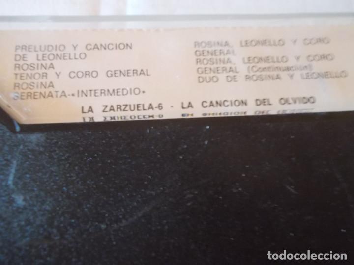 Casetes antiguos: LA ZARZUELA. LA CANCION DEL OLVIDO. - Foto 2