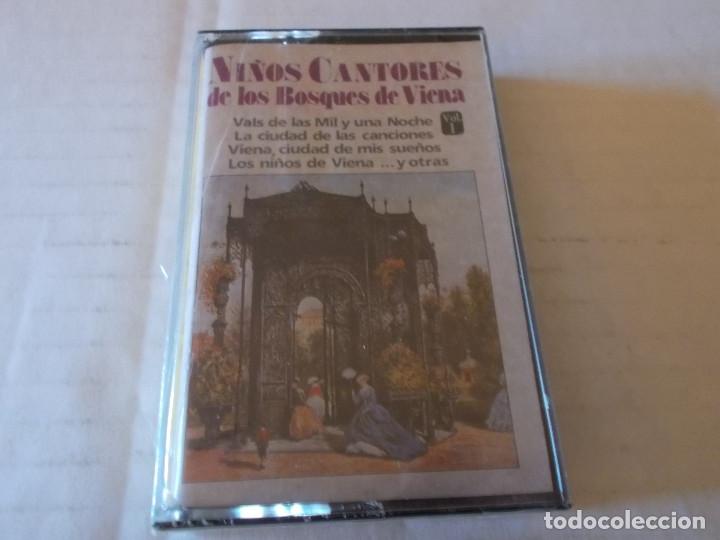 Casetes antiguos: NI&Ntilde;OS CANTORES DE LOS BOSQUES DE VIENA.  NUEVA CON SU PRECINTO