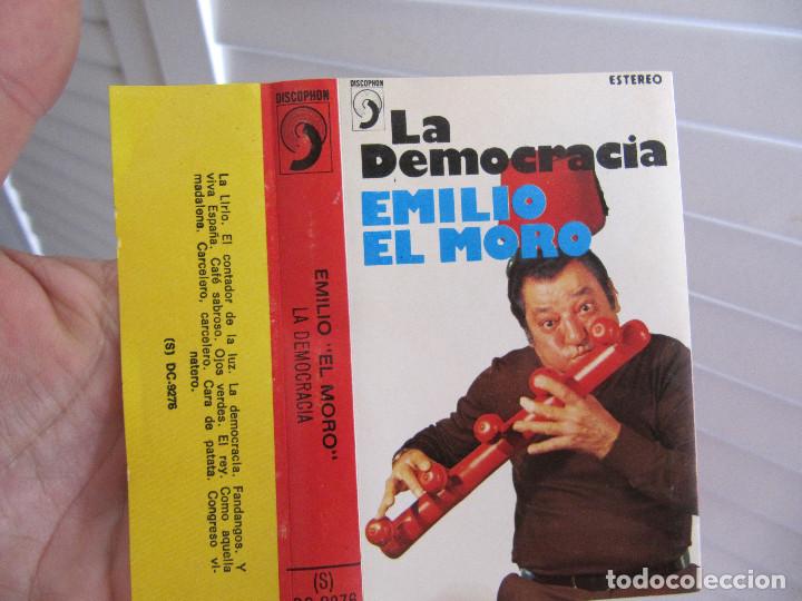 Casetes antiguos: EMILIO EL MORO - LA DEMOCRACIA - Foto 2