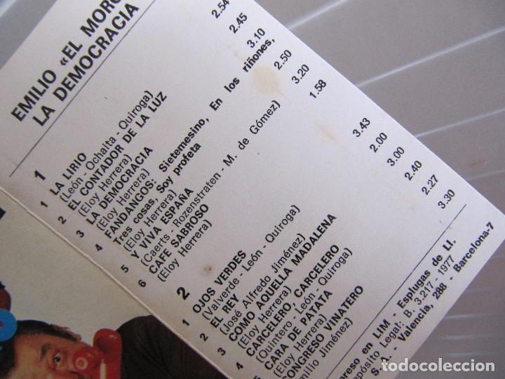 Casetes antiguos: EMILIO EL MORO - LA DEMOCRACIA - Foto 3