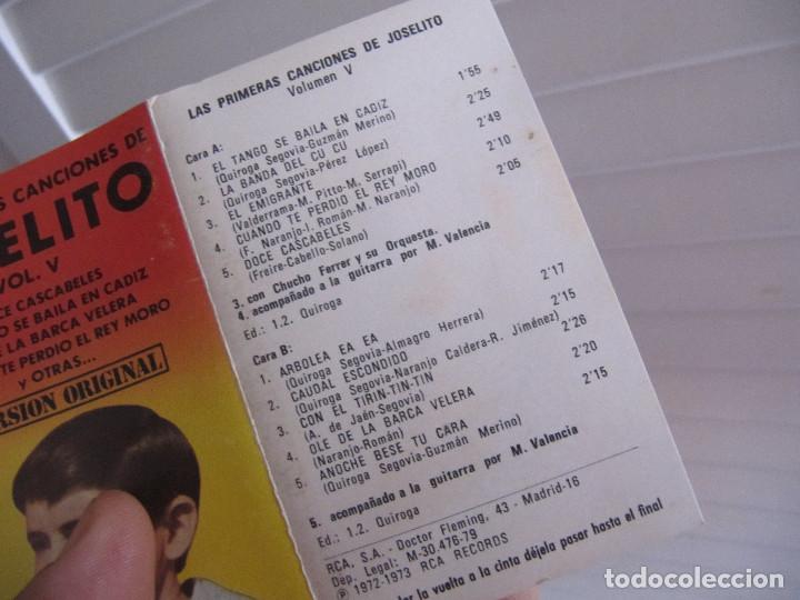 Casetes antiguos: 2 CINTAS DE JOSELITO - Foto 5