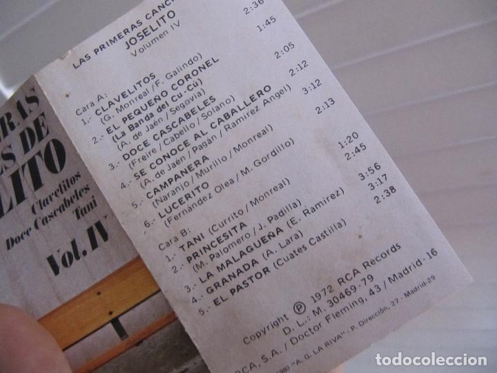 Casetes antiguos: 2 CINTAS DE JOSELITO - Foto 12