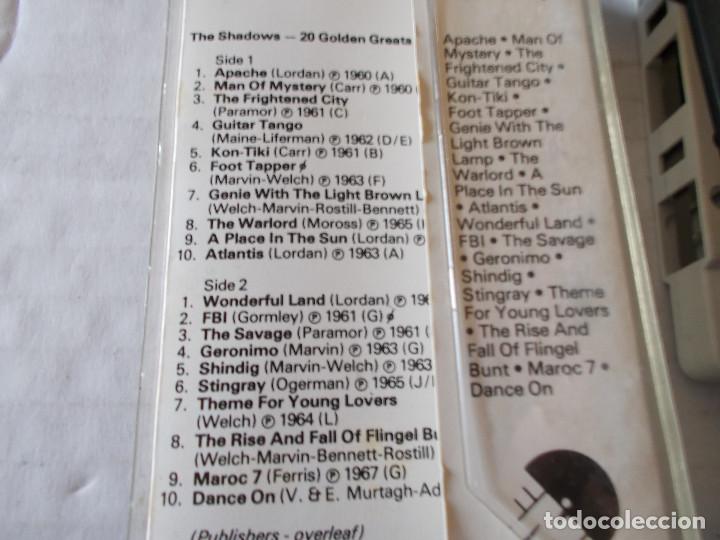 Casetes antiguos: THE SHADOWS. 20 GOLDEN GREATS - Foto 2