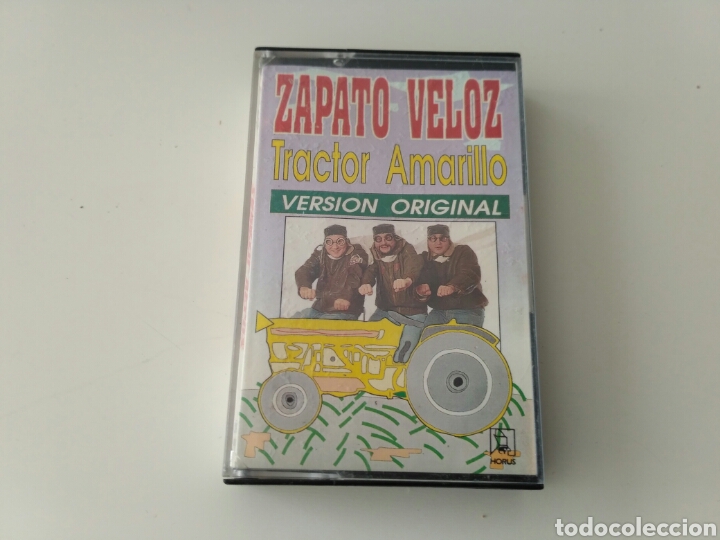Casetes antiguos: Zapato Veloz - El tractor amarillo - Foto 1