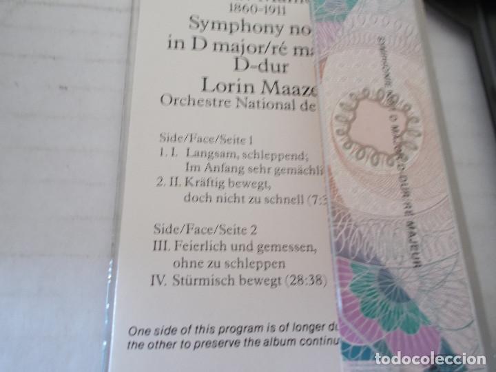 Casetes antiguos: GUSTAV MAHLER. SYMPHONY N&ordm; 1 - Foto 2
