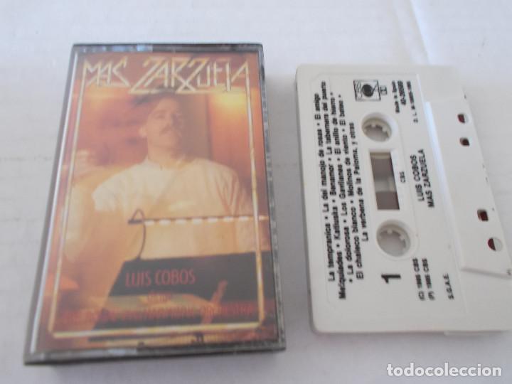 Casetes antiguos: MAS ZARZUELA. LUIS COBOS. - Foto 1