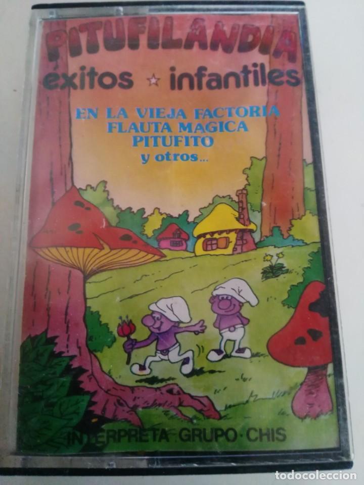 Casetes antiguos: PITUFILANDIA - exitos infantiles - interpreta grupo chis