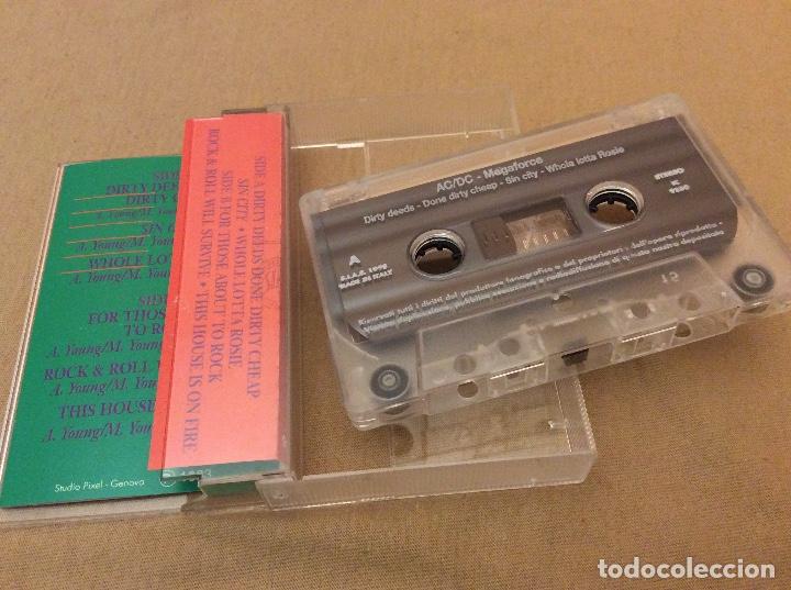 Casetes antiguos: AC/DC MEGAFORCE. Italy 1993. - Foto 2