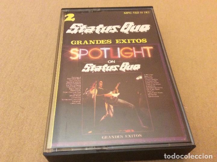 Casetes antiguos: STATUS QUO. Spotlight. GRANDES EXITOS. - Foto 1