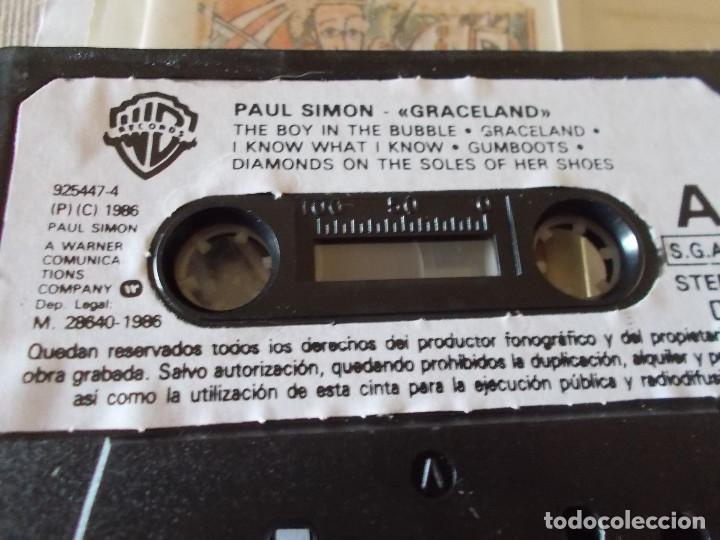 Casetes antiguos: PAUL SIMON, GRACELAND. - Foto 2